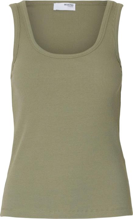 Actual product image Selected Femme Rippmuster Baumwoll Tanktop (M)