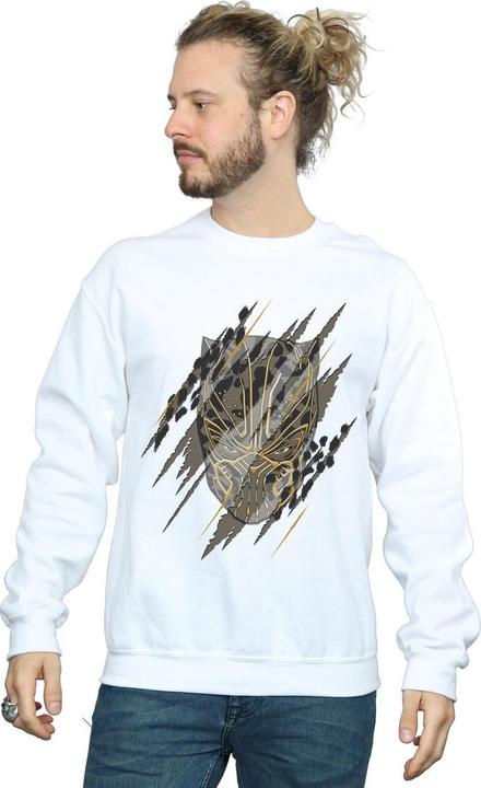 Immagine prodotto Felpa in cotone con testa dorata di Black Panther (XXL)
