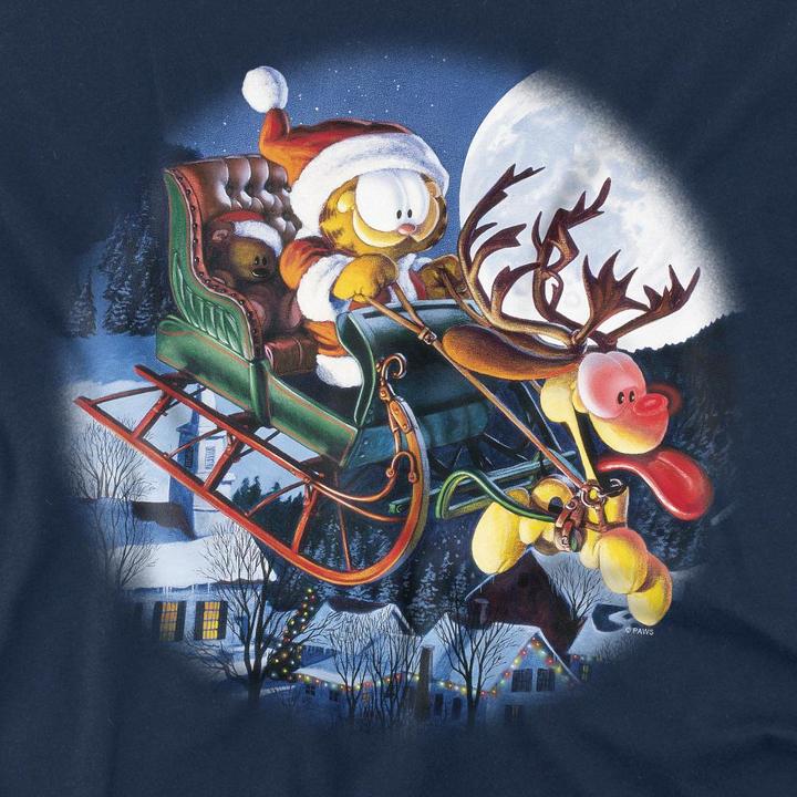 Immagine prodotto Garfield Moonlight Ride Maglietta Uomo (S)