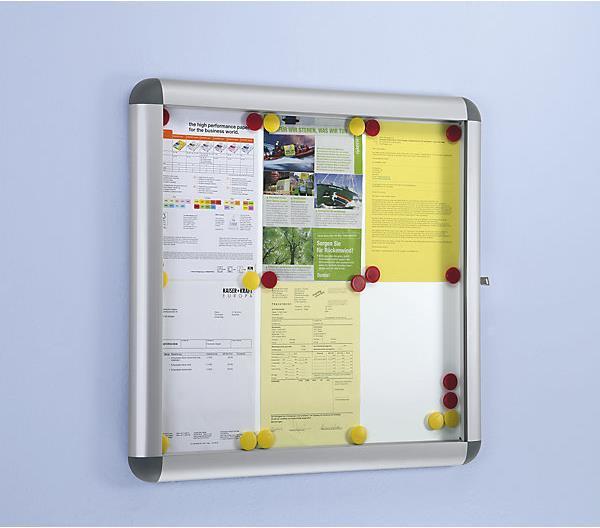 Produktbild kaiserkraft Schaukasten RONDO (Magnettafel, 74 x 100 cm)