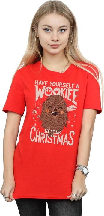 Image du produit Star Wars - T-shirt WOOKIEE LITTLE CHRISTMAS - Femme (S)