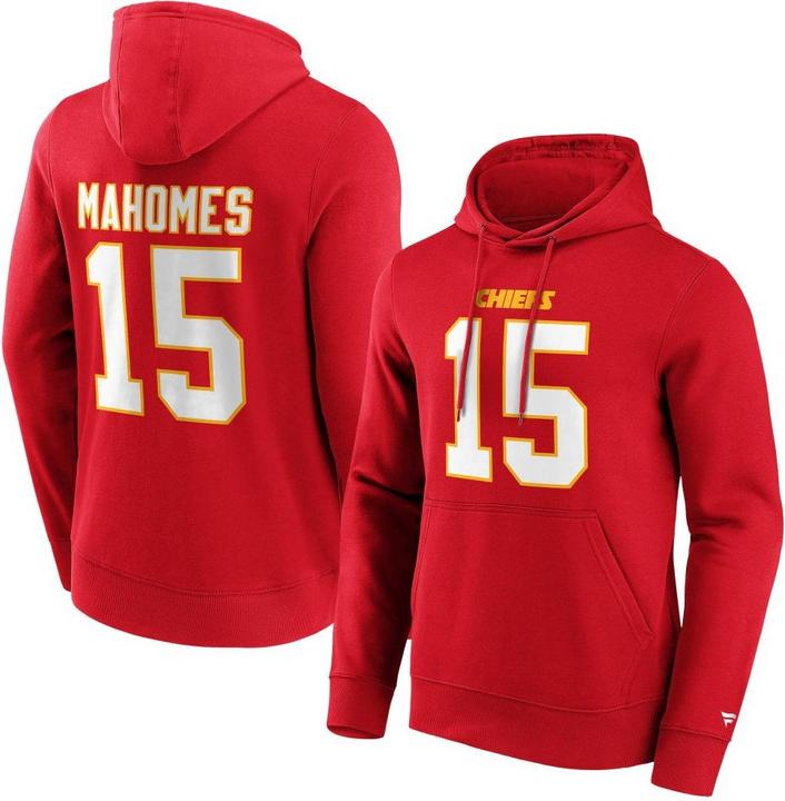 Fanatics Kansas City Chiefs Graphic Hoodie Mahomes 15 L (L)