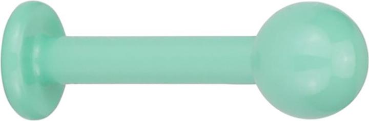 Immagine prodotto Star Piercing Labret verde pastello con pallina (G23 in titanio senza ottone, Acciaio chirurgico 316Senza ottone)
