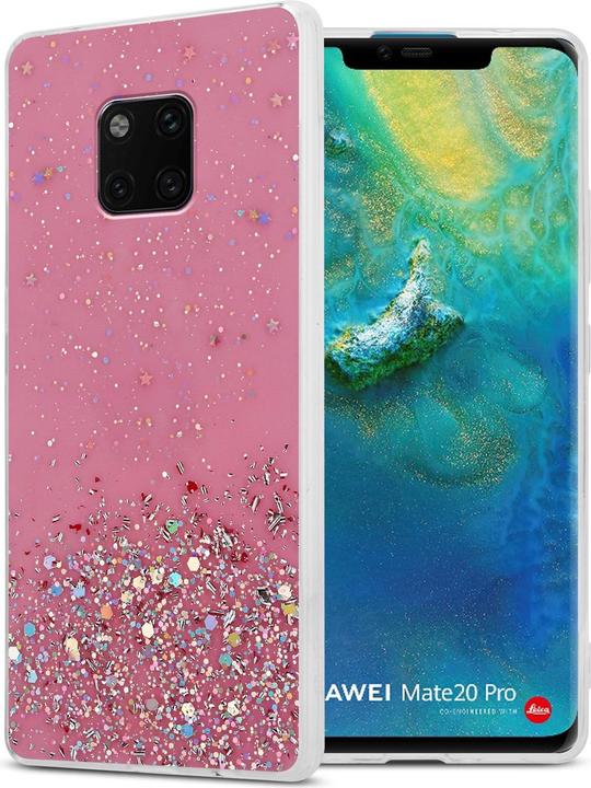 Actual product image Cadorabo TPU cover sparkling glitter (Mate 20 Pro)