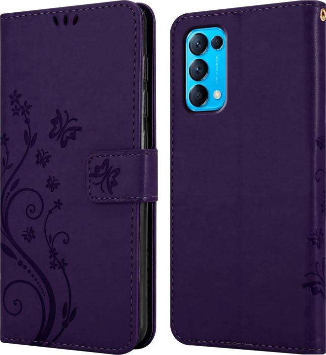 Immagine prodotto Cadorabo Copertina del libro a fiori (Oppo Find X3 Lite)