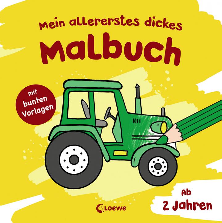 Image du produit Mon tout premier livre de coloriage épais (tracteur)