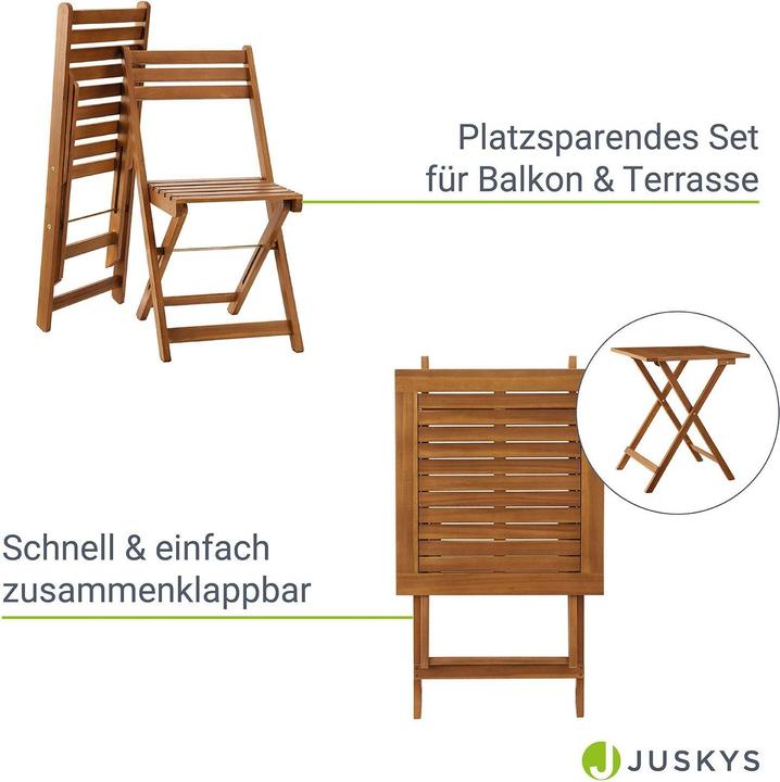 Actual product image Juskys 3-piece settee (56 cm)