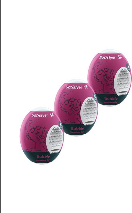 Image du produit Satisfyer Masturbator Egg Set - Bubble - 3 pcs
