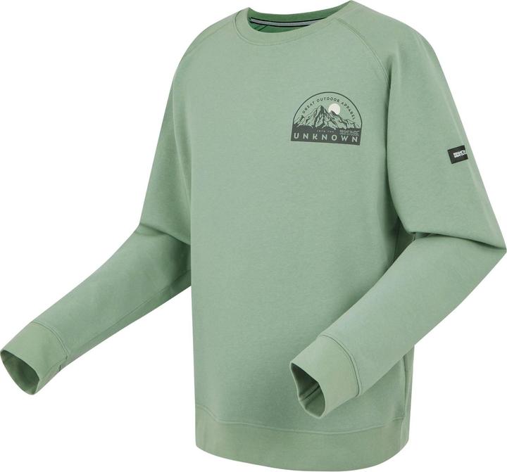 Actual product image Regatta Mens Nithsdale Mountain Crew Neck Sweatshirt (S)