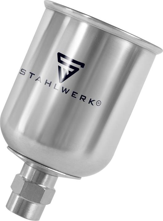 Immagine prodotto Stahlwerk Tazza di flusso in alluminio da 125 ml per pistola a spruzzo