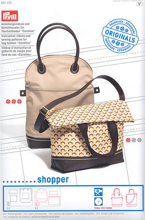 Produktbild Prym Video für Taschenboden Caroline, Shopper mit Schnittmuster