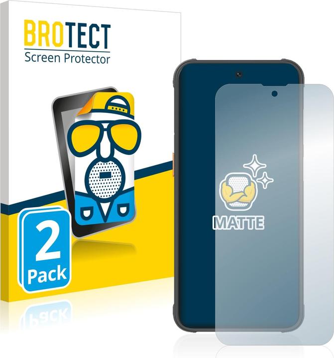 Productafbeelding BROTECT Antireflecterende schermbeschermer mat (2 Stuk, Blackview BV5200)