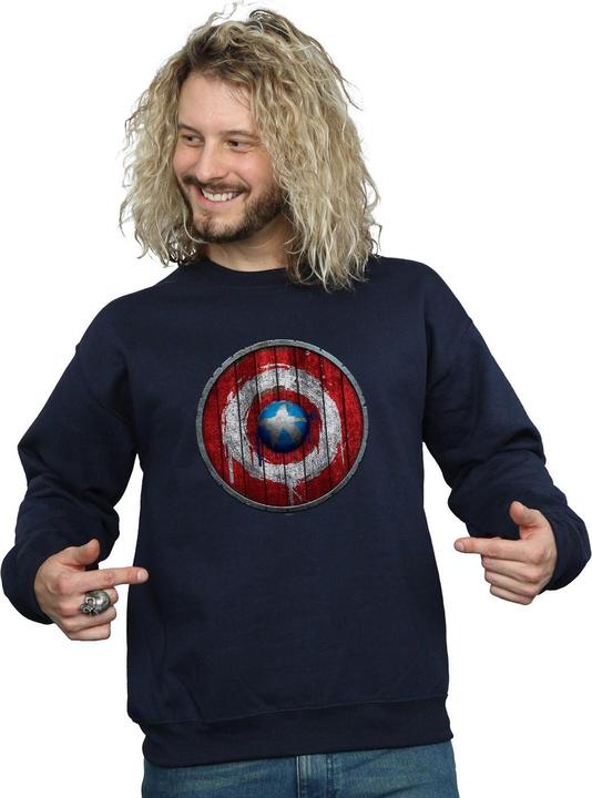 Produktbild Captain America Wooden Shield Sweatshirt (M)