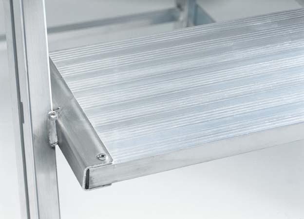 Immagine prodotto Munk Scala a piattaforma con salita su due lati (Scala a pioli, 235 cm)