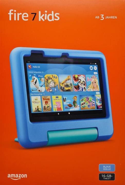 Actual product image Amazon Fire 7 Kids (2022) incl. cover (7", 16 GB, Blue)