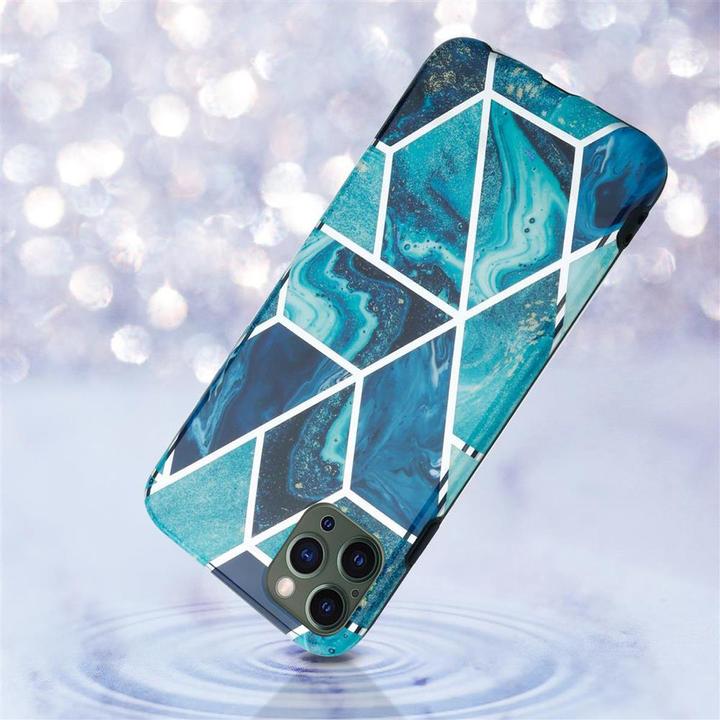 Produktbild Cadorabo IMD TPU Bunter Marmor Cover (Apple iPhone 12 Pro Max)