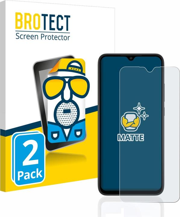 Productafbeelding BROTECT Antireflecterende schermbeschermer mat (2 Stuk, Xiaomi Redmi 9AT)
