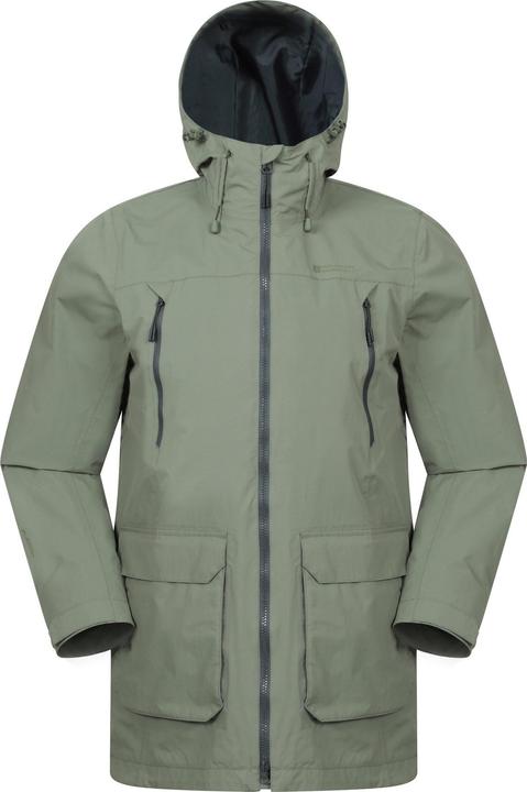 Immagine prodotto Mountain Warehouse Hastings Giacca Impermeabile Lungo Uomo (L)