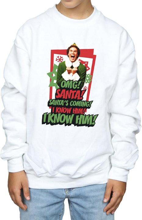 Immagine prodotto Elf OMG Santa Felpa Ragazzi (140, 146)