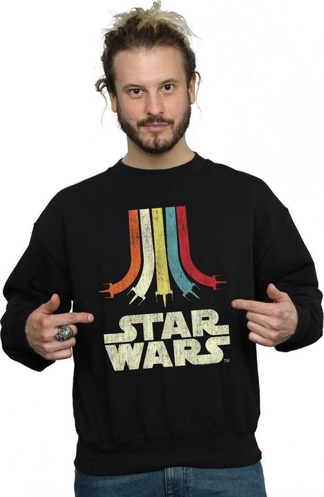 Actual product image Star Wars Mens Rainbow Sweatshirt (S)