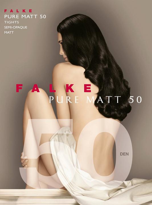 Image du produit Falke Pure Matt 50 (Lot de 3) Collants, couleur 6179 marine, taille 40-42 (50 DEN, 40 - 42)