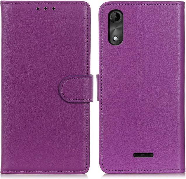 Actual product image MU Classic Litchi Leather Bookcover Series (Vivo Y51)