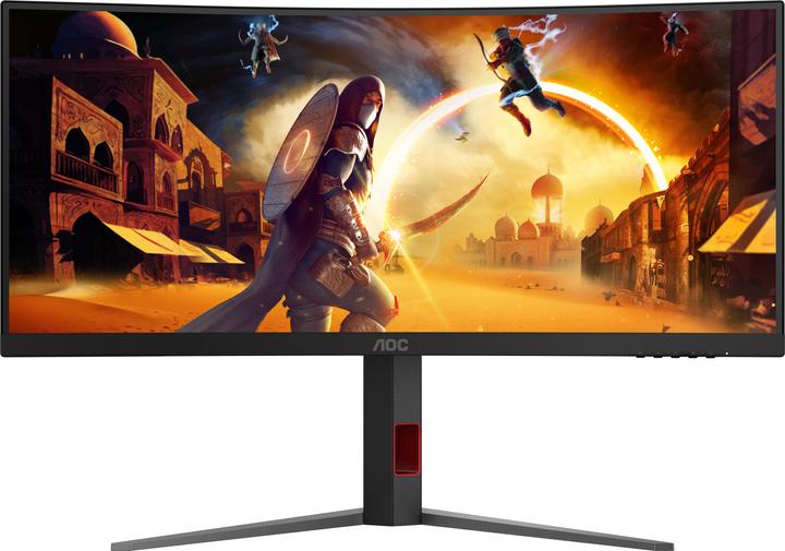 AOC 86,4cm (34") CU34G4Z 21:09 2xHDMI+2xDP+USB blackred (3440 x 1440 pixels, 34")