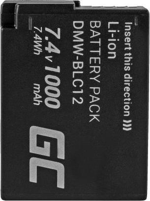 Produktbild GreenCell Batteri for DMW-BLC12 Panasonic FZ2000, 7.4V 1000mAh (Akku)