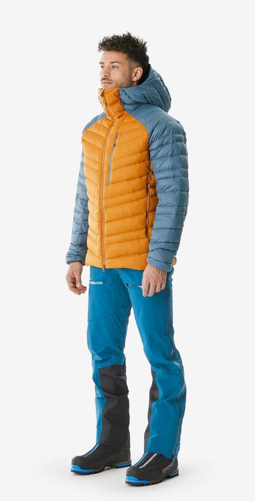 Actual product image Simond Men's mountaineering down jacket Ochre - Grey (S)