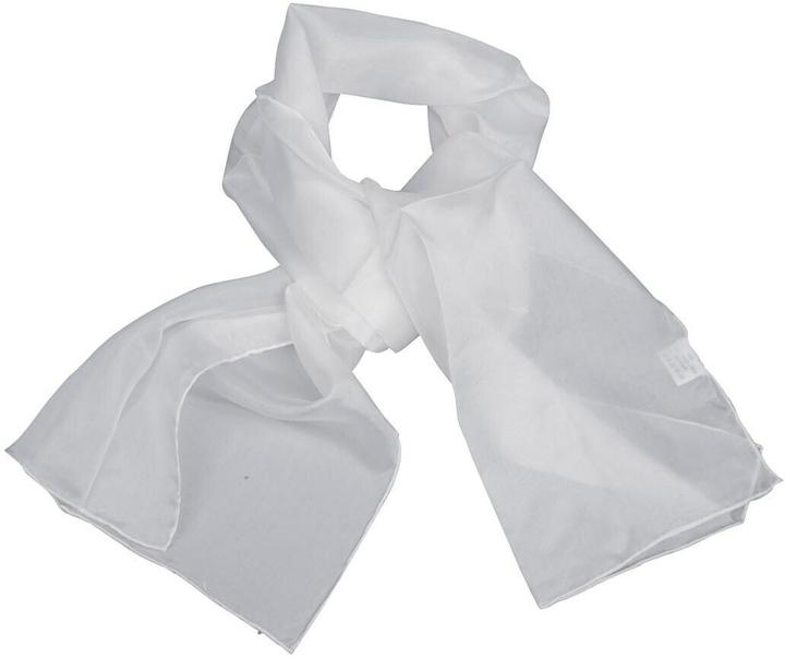 Produktbild Creativ Company Seidenschal 35 x 130 cm, 1 Stück, Weiss