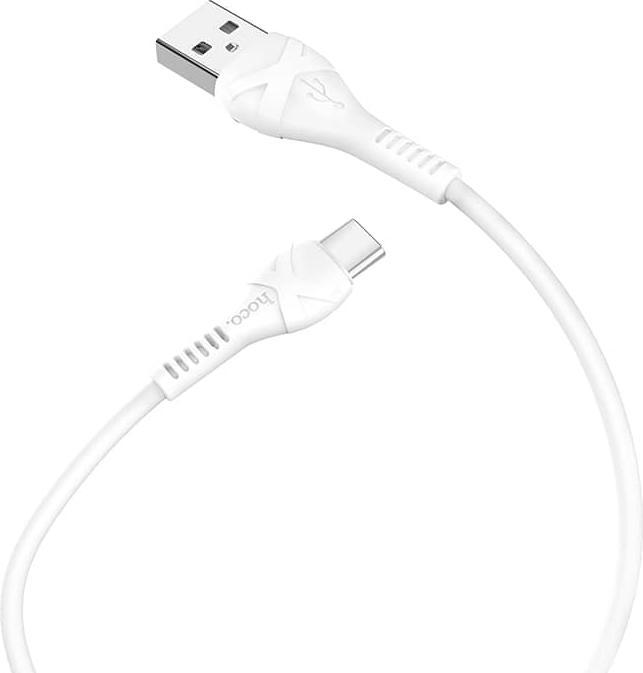 Immagine prodotto Hoco X37 Cool power charging data cable für Typ-C, 0,5 Meter, weiss (0.50 m)