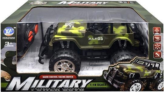 Actual product image Askato RC military jeep remote-controlled