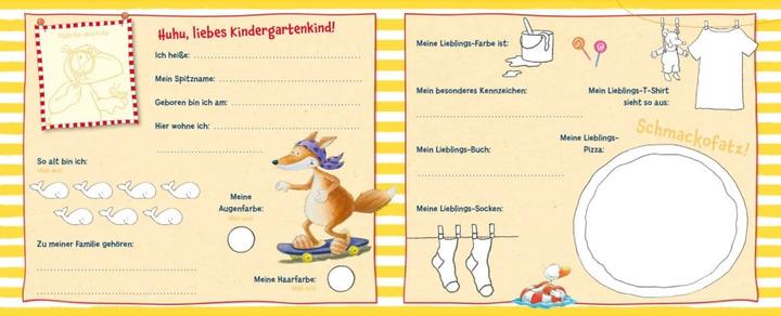 Actual product image Der kleine Rabe Socke: Alle meine Kindergarten-Freunde (German, Annet Rudolph, 2023)