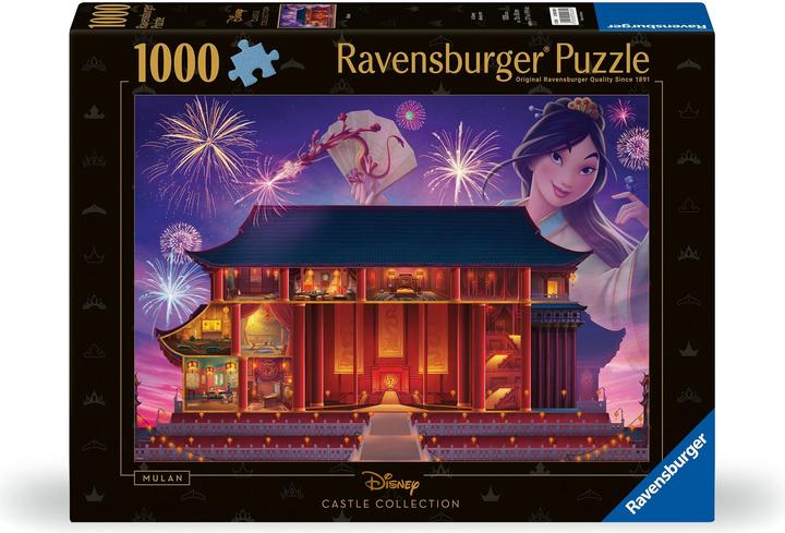 Ravensburger Puzzle 12000260 - Mulan - puzzle da 1000 pezzi Disney Castle Collection per adulti (1000 pezzi)