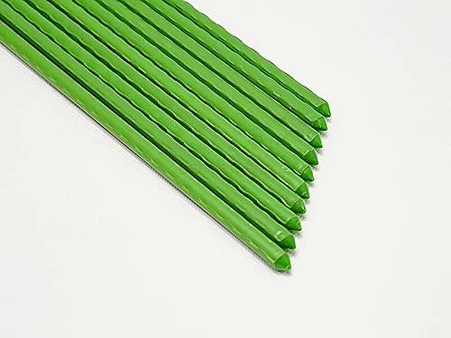 Produktbild MGA Bradas 10x Pflanzenstab Geflechtspannstab Tomatenstab Gruen 1500mm Gartenstab Stab