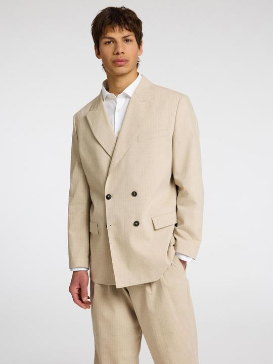Produktbild Selected Homme Relaxed Fit Nadelstreifen Zweireihiger Blazer (54)