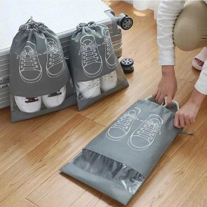 Image du produit MU Style Asjon Series Sacs à chaussures de voyage, lot de 5, taille L