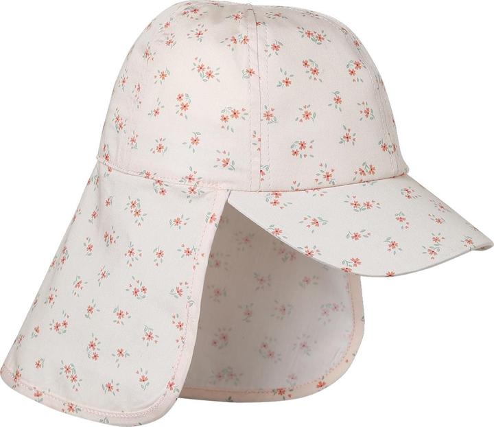 Vertbaudet Baby Sonnenhut mit UV-Schutz und Nackenschutz, Blumenmotive