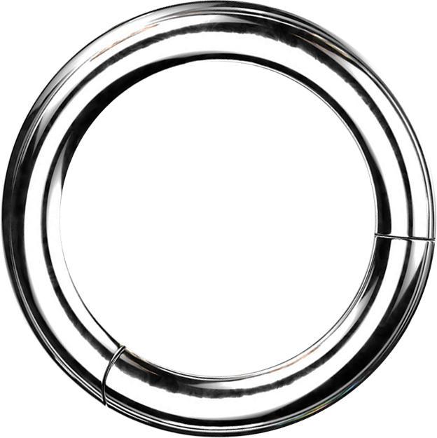 Star Piercing Segmentring klappbar silber (ohne Messing, Titan G23)