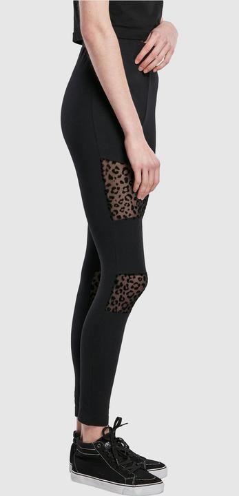 Produktbild Urban Classics Ladies Flock Lace Inset Leggings (XL)