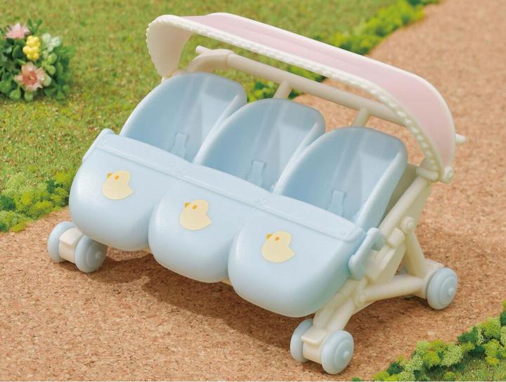 Immagine prodotto Sylvanian Families Passeggino per tre gemelli
