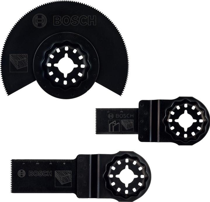 Image du produit Bosch Zubehör Kit de démarrage Starlock en bois, 3 pièces, pour outils multifonctions