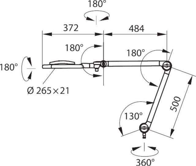 Immagine prodotto Waldmann TEVISIO ESD, RLLQ 48/2 AR (750 lm)
