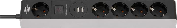 Brennenstuhl Steckdosenleiste 5f m. PD, SDL PD 05, 2xUSB,1xUSB C (5 x, CEE 7/3, CEE 7/4, USB, CEE 7/16, 1.50 m)