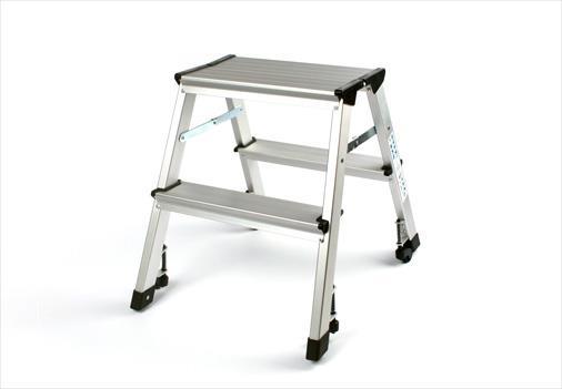 Produktbild Wedo Trittleiter mit Rollen, Aluminium (Stehleiter, 50 cm)