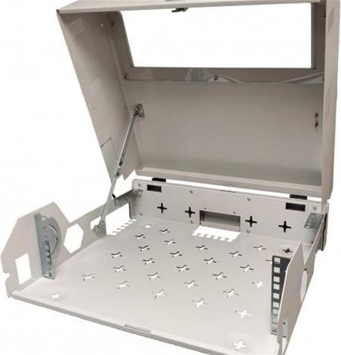 Actual product image Lanview HORIZONTAL WALL CABINET 3HU LIGHT GRAY H155 X W500 X D475MM (10.86 RU, 19 inch rack)