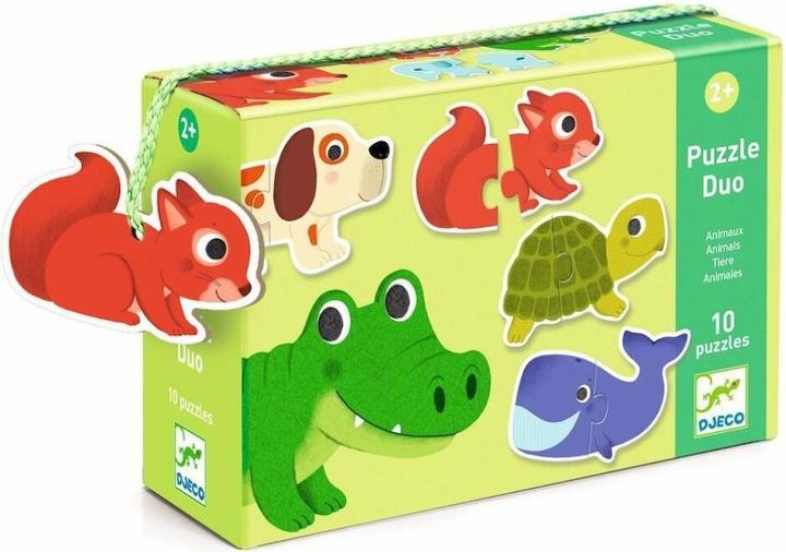 Image du produit Djeco Puzzle Duo Animaux (20 pièces)