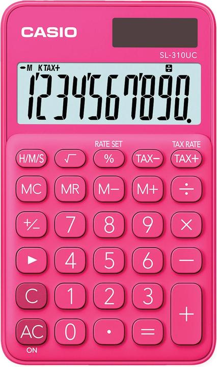 Produktbild Casio Taschenrechner SL310UCRD 10-stellig rot (Batterien)
