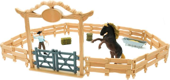 Actual product image Mojo - Western animal enclosure with cowboy - Farm life, 14 pieces (MJ-380064)