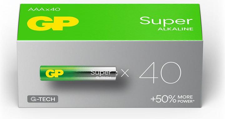 Immagine prodotto GP Batteries Super (40 pz., AAA, 575 mAh)